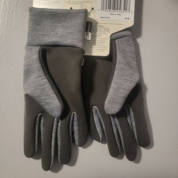 Last Pair!!! The North Face Gray Etip📲  touchscreen Glove🧤 Size small - Picture 3 of 16